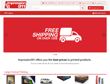 Tablet Screenshot of impression911.com